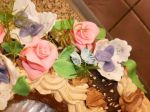 Detail květin na dortu 2